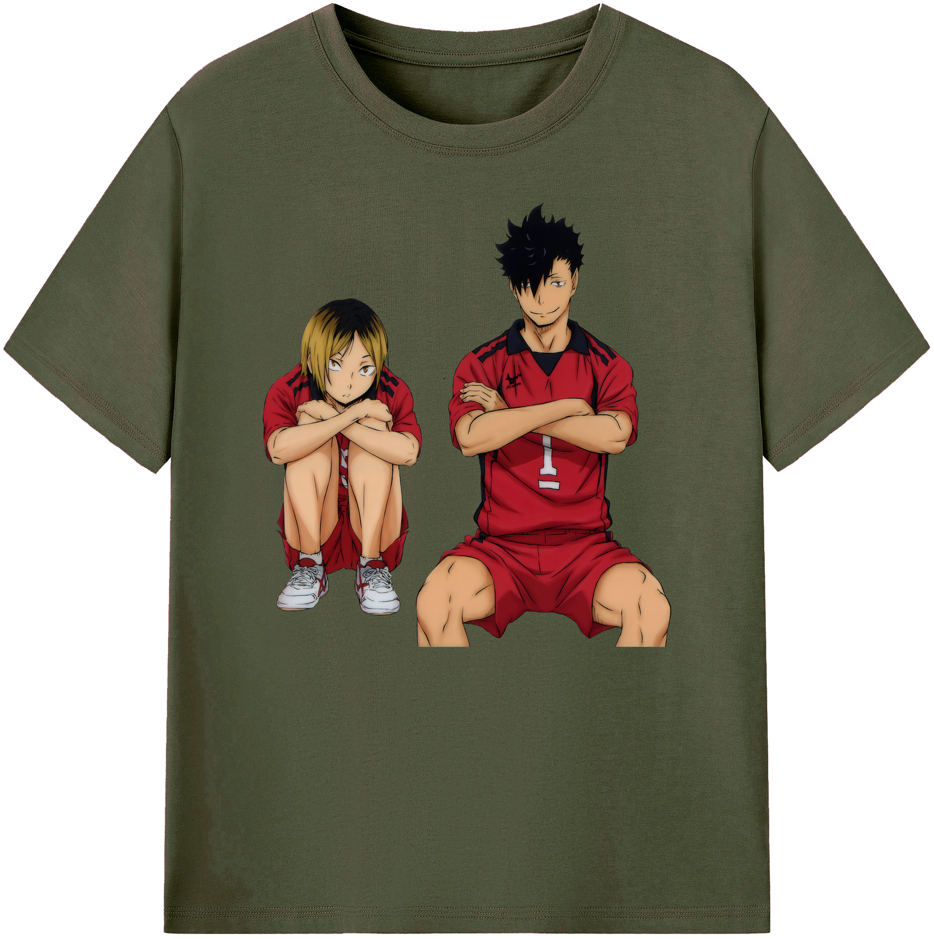 （画像用） ハイキュー!! Haikyu!! 綿100％ メンズ半袖Tシャツ｜肌触りやわらか＆通気性